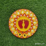 Lakshmi Charan Sunflower Wall Plate – 10 inch Mosaic Mirror - view 1