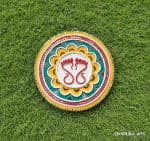 Lakshmi Charan Floral Mandala Wall Plate – Multicolour 12 inch - view 1