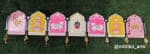 Sheesh Mahal Jharokha Toran with Sacred Cow Panels – Pink & Yellow - view 1