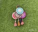 Mini Mandala Mirror Wall Hangings – Layered Bohemian Trio - view 1