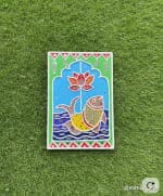 Meen Mahal Fish Jharokha Wall Panel – Multicolour - view 1