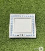 Floral Lotus Photo Frame – Mustard & Ivory Tradition - view 1