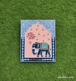 Elephant Jharokha & Mandala Multi-Panel Wall Set - view 1