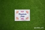 Mandala Pattern Family Nameplate – Cream Mirror Mosaic 20×16 - view 1