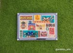 Miniature-Tile Wedding Frame – Multicolour Mosaic Grid - view 1