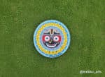 Jagannathji Bright Mandala Wall Plate – Yellow & Blue Petals - view 1
