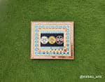 Jagannath, Balram & Subhadra Trio Mandala Frame – Multicolour - view 1